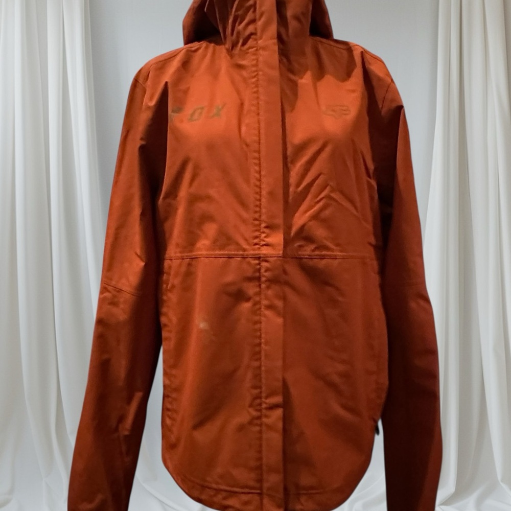 Fox Racing Moto Ranger Packable Rain Jacket - Small Orange Rust - Picture 5 of 8